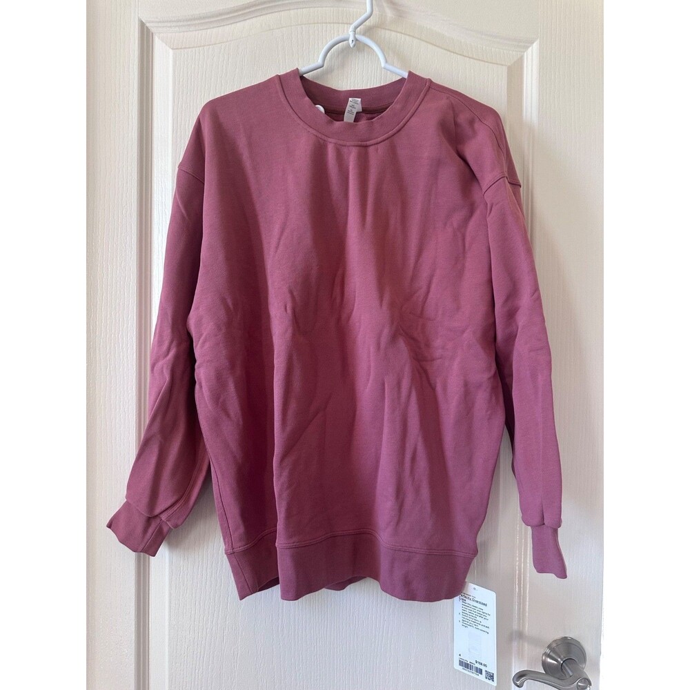 NWT Lululemon Perfectly Oversized Crew Briar Rose Size 4